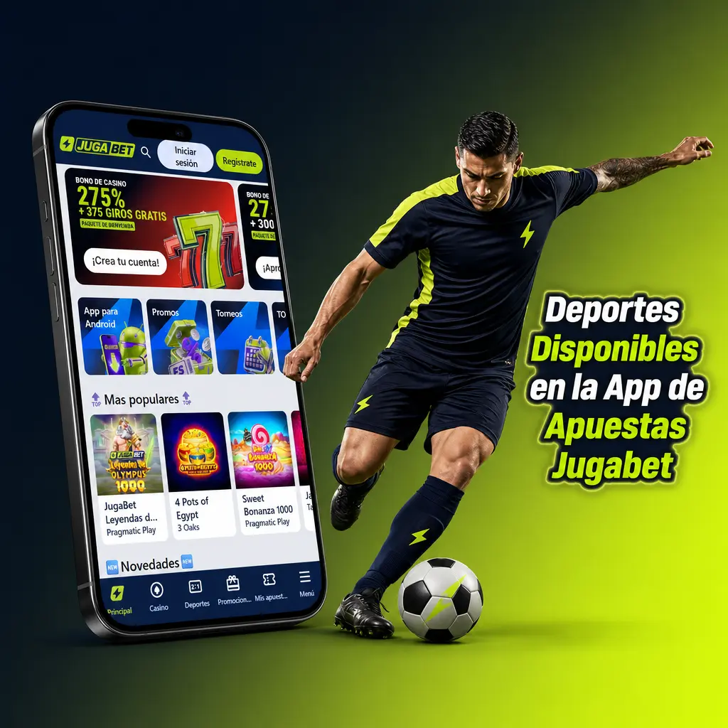 Deportes disponibles en la app de apuestas Jugabet