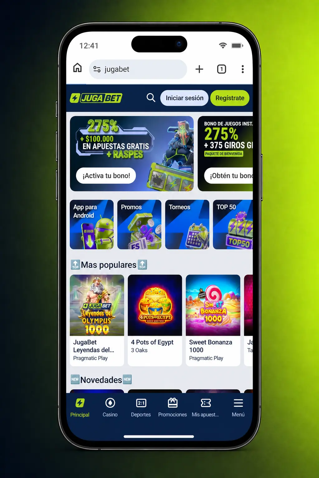 Pasos para descargar el APK de Jugabet en Android