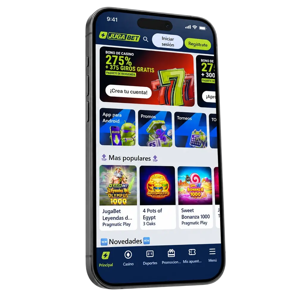 Descarga de la app Jugabet para Android e iOS