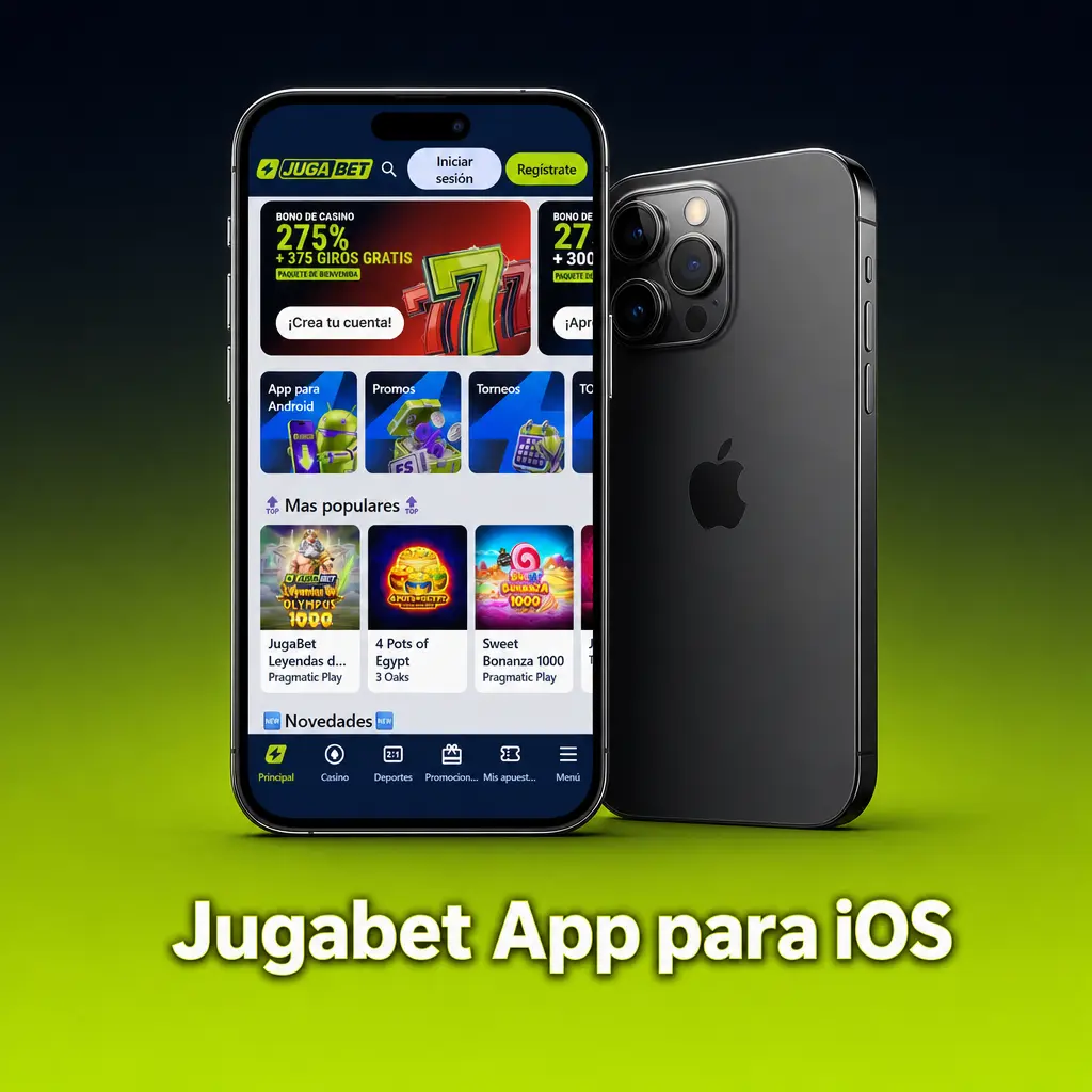 Jugabet App para iOS en iPhone y iPad