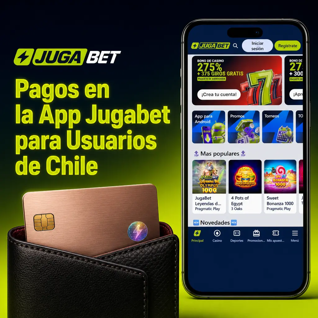 Métodos de pago disponibles en Jugabet para usuarios de Chile