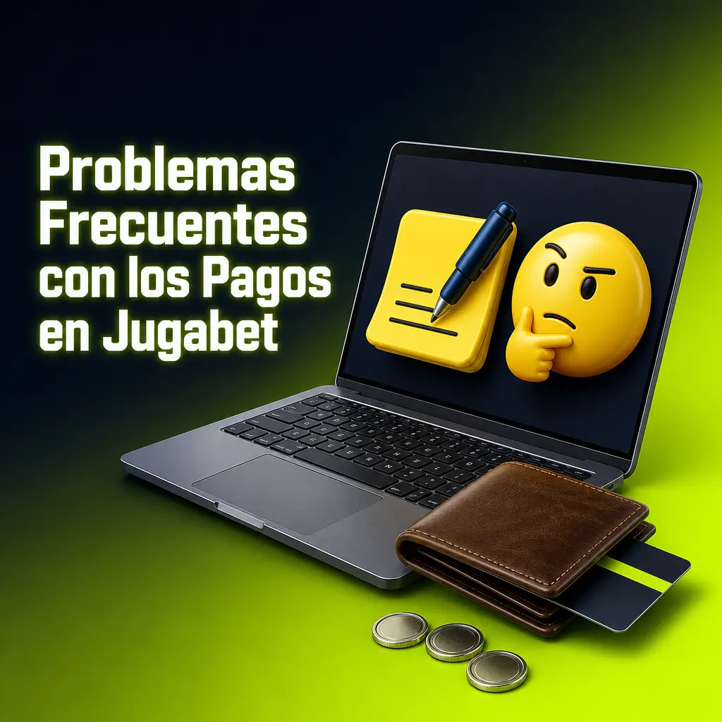 Jugador revisando un problema de pago en Jugabet