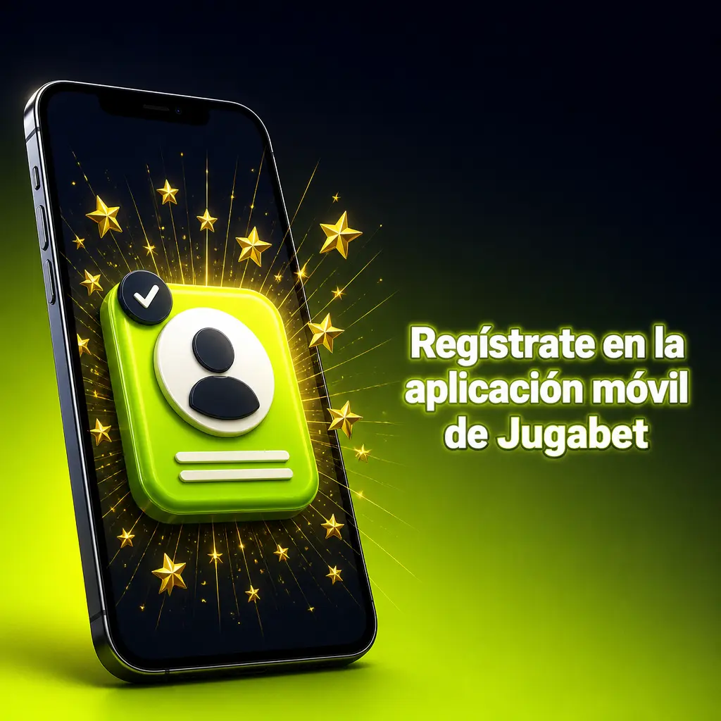 Pantalla de registro en la aplicación móvil de Jugabet