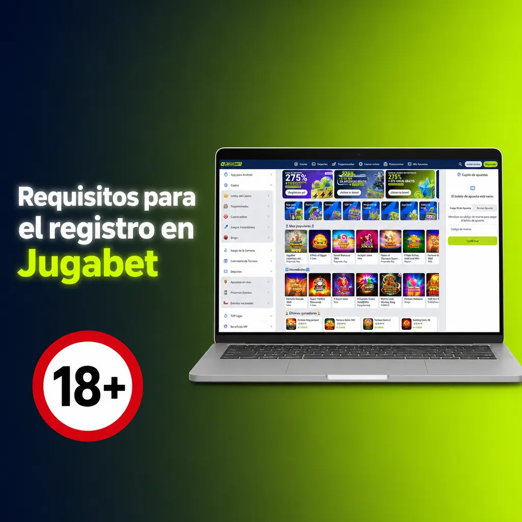 Persona verificando documentos para el registro en Jugabet